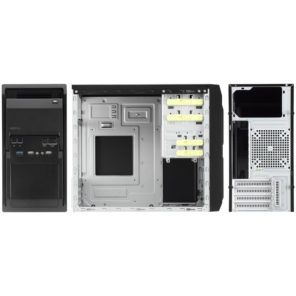 Case LT-01B-350GPB Mini Tower Micro-ATX Mini-ITX Porte 2x USB 2.0/1xUSB 3.0Colore Nero - Foto 7