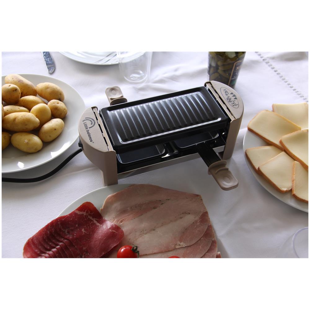 8693 griglia per raclette 2 persona (e) 320 W Nero, Marrone - Foto 2