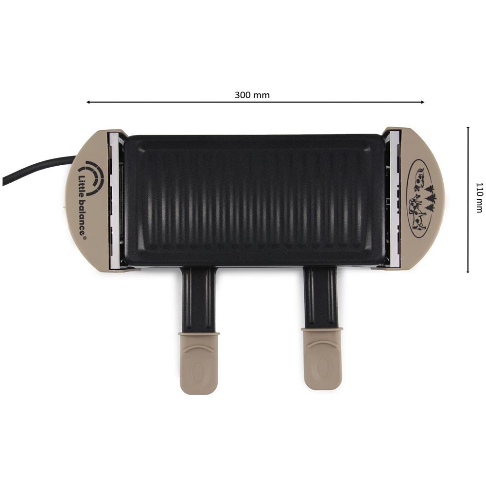 8693 griglia per raclette 2 persona (e) 320 W Nero, Marrone - Foto 5