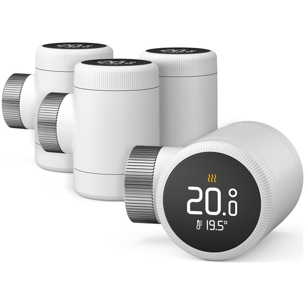 Testa Termostatica Intelligente X - Quattro Pack, Bianco, Digitale, Batteria - Foto 1