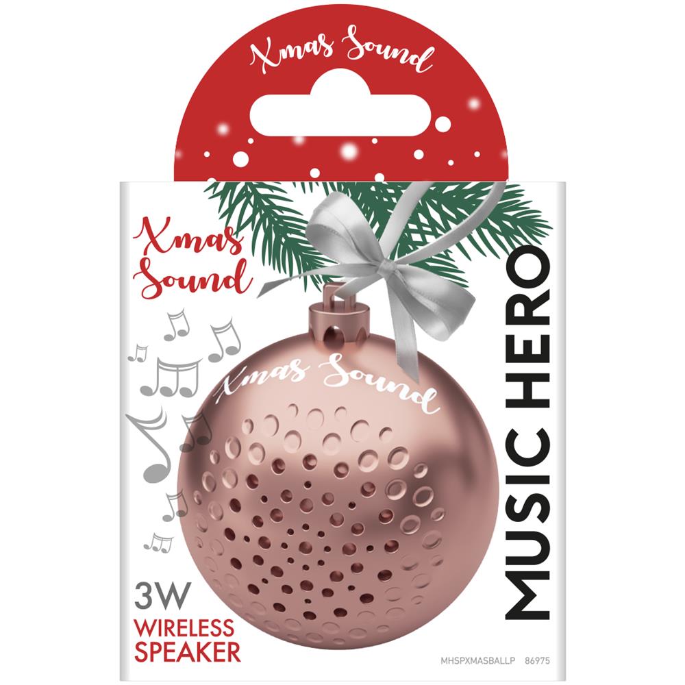 MHSPXMASBALLP altoparlante portatile e per feste Rosa 3 W - Foto 2