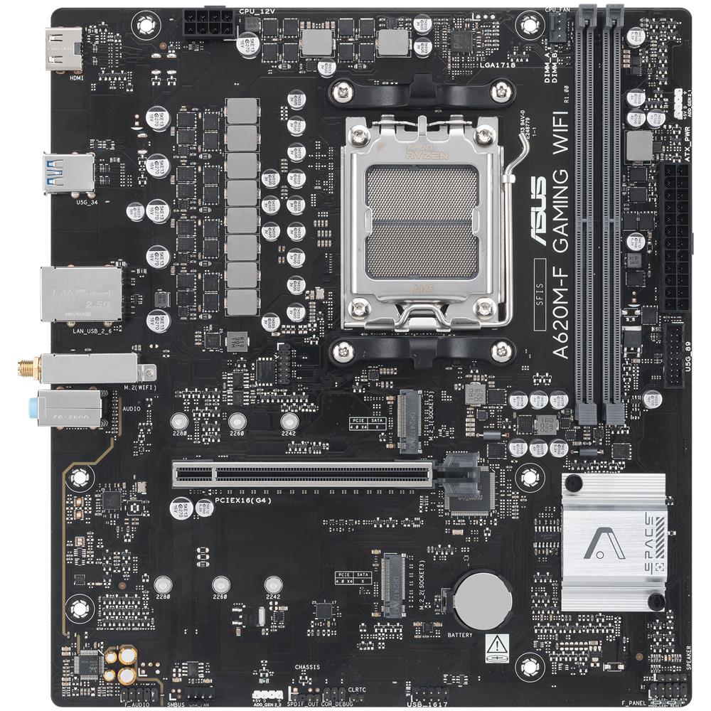 A620M-F GAMING WIFI AMD A620 Socket AM5 micro ATX - Foto 1