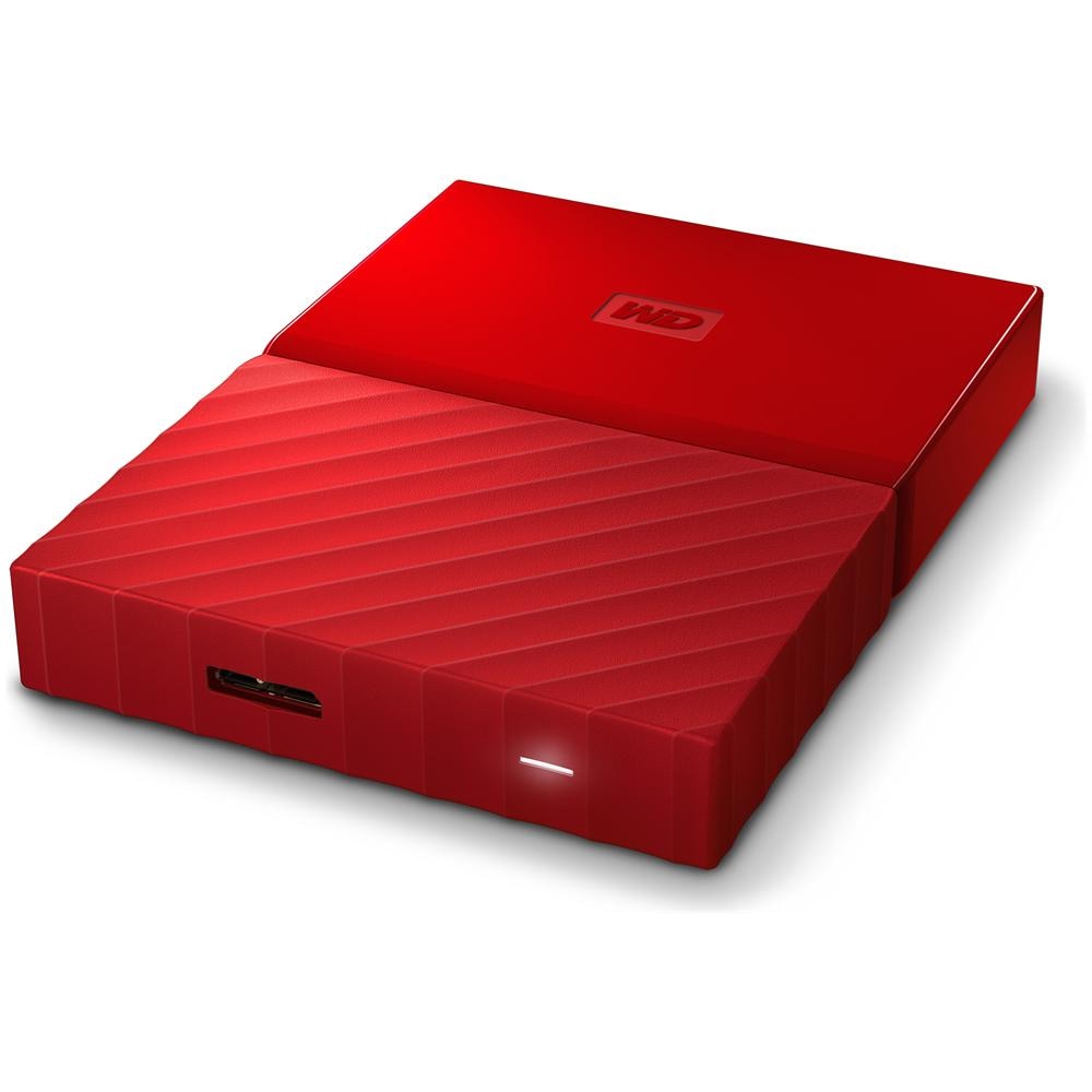 Hard Disk Portatile My Passport 1 TB Interfaccia USB 3.0 Colore Rosso - Foto 1