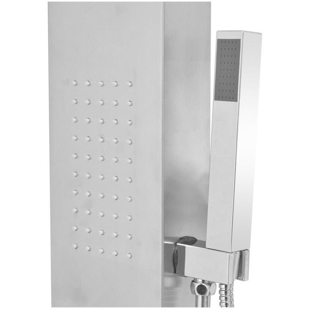 Pannello Doccia In Acciaio Inossidabile Quadrato - Foto 7