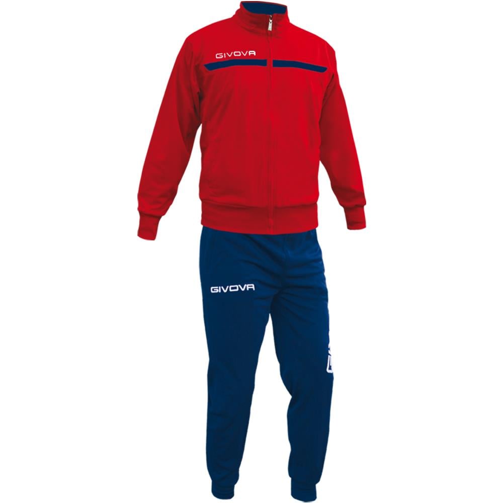 Tuta One Full Zip - Completo Di Giacca A Manica Lunga E Pantalone Di Colore Rosso / blu Taglia M - Foto 1