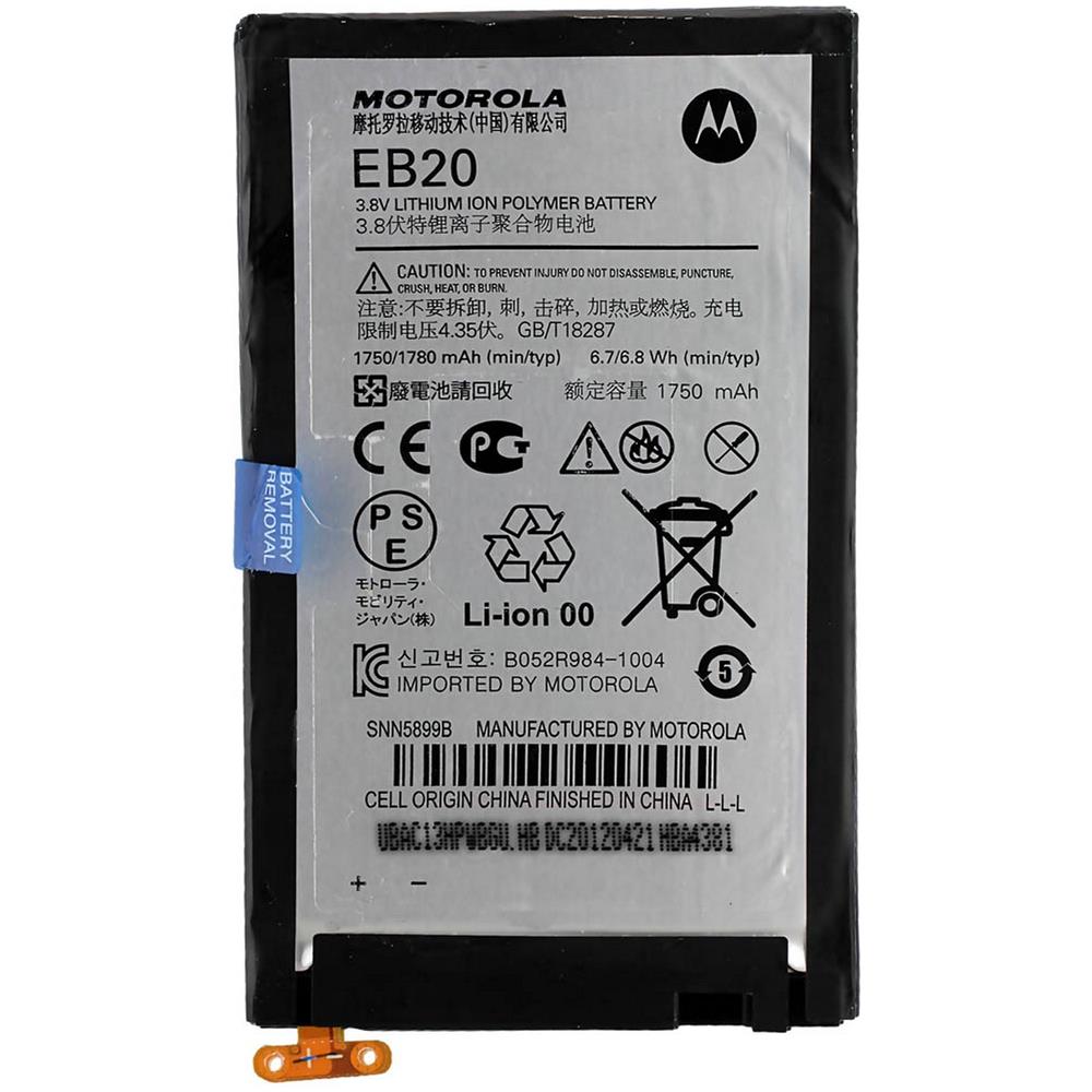 Batteria Pila Carica Originale Eb20 1780mah Per Razr Xt910 - Foto 1