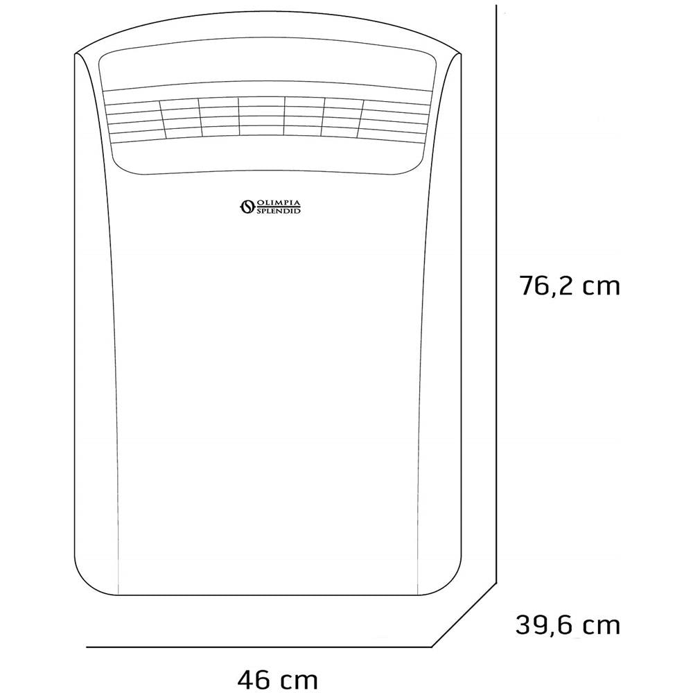 Condizionatore Portatile Monoblocco Dolceclima Silent 12 P 12000 Btu / h Classe A - Foto 10