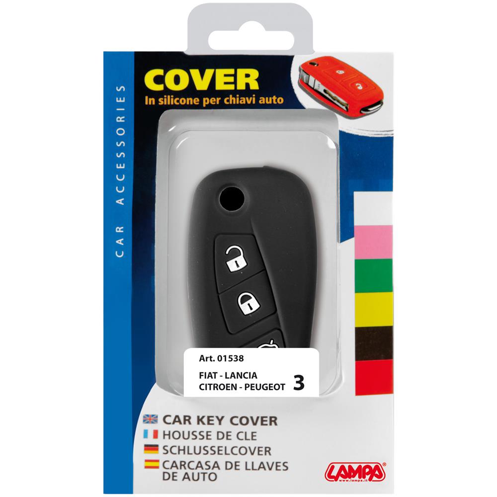 01538 Cover Per Chiavi Auto Confsingola Citroen Fiat Lancia Peugeo - Foto 2