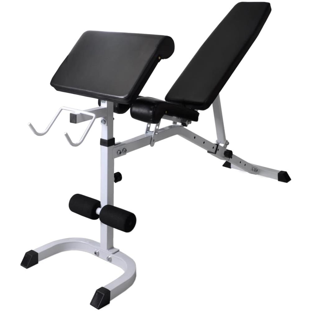 Panca Multifunzione Con Rack Bilanciere E Set Manubri 90 Kg - Foto 2