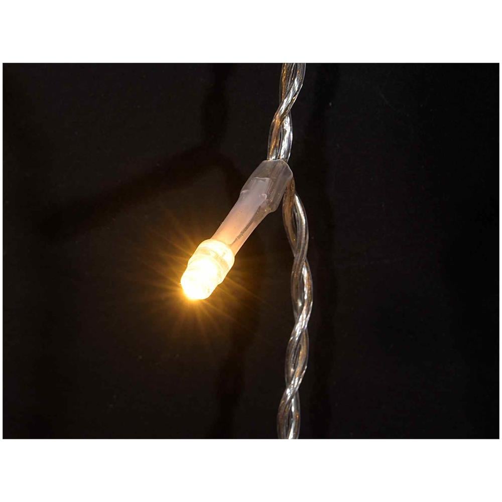 Luci Natalizie A Cascata Con 304 Led Tenda Di Luci Per Interni Ed Esterni 4 Metri - Foto 2