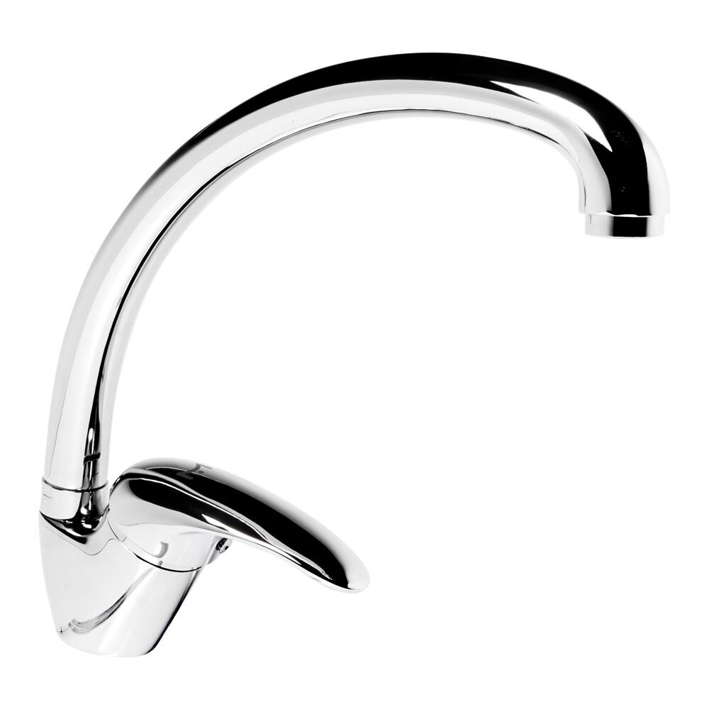 Monocomando Miscelatore Monoforo Modello Cigno Orientabile Per Lavello Cucina - Foto 1