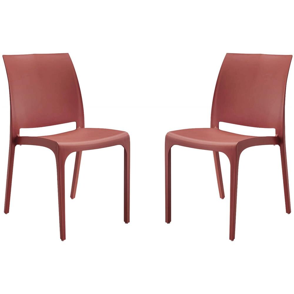 Volga - Sedia Da Giardino In Plastica Set Da 2 - Foto 1