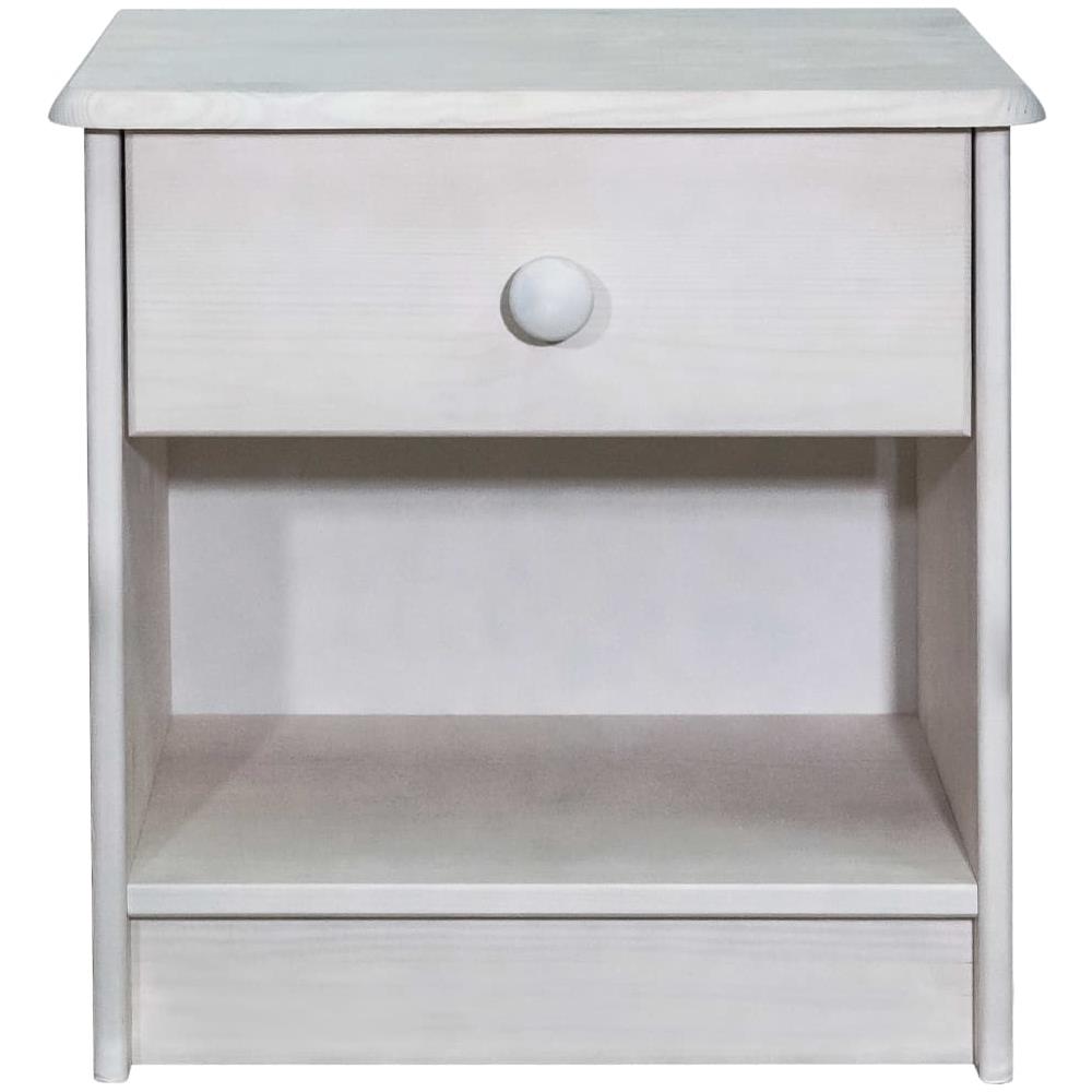 Comodino 41x30x42 Cm In Legno Massello Di Pino - Foto 2