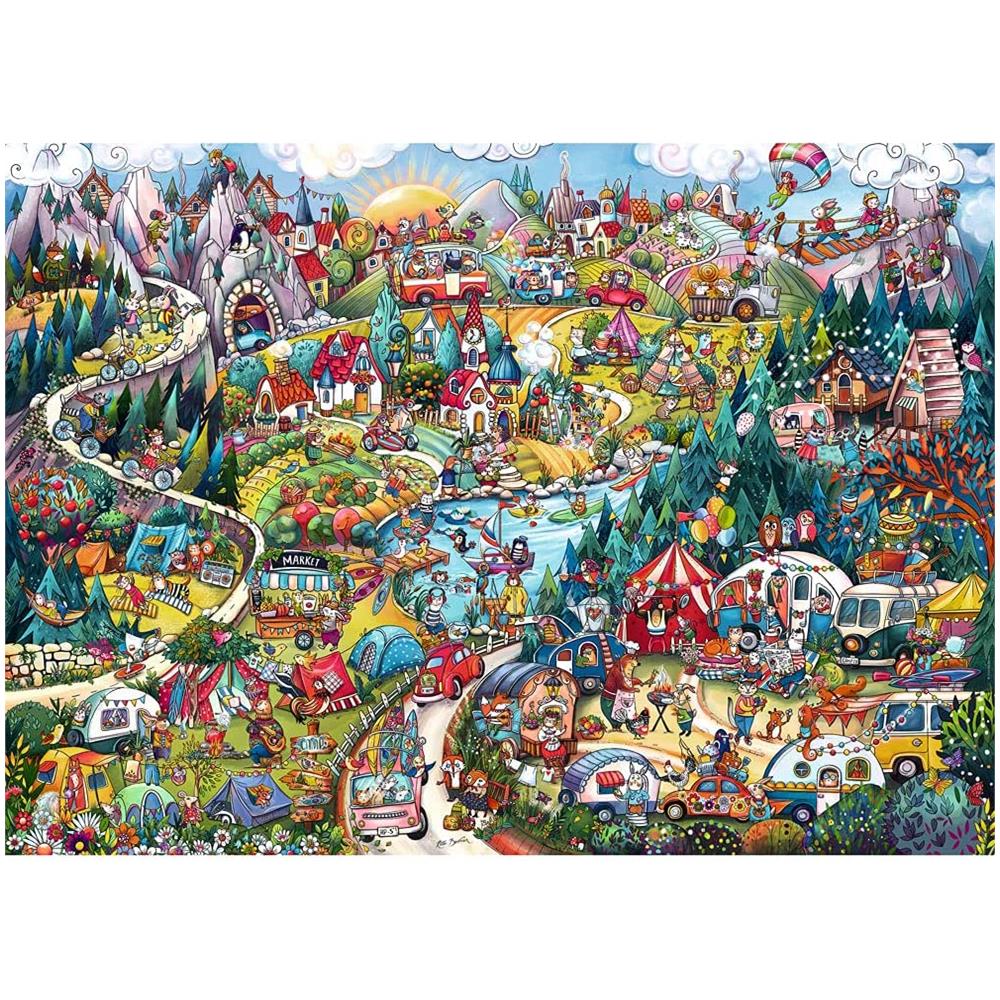 HEY29930 Puzzle da 2000 Pezzi - Rita Berman: Go Camping! - Foto 2