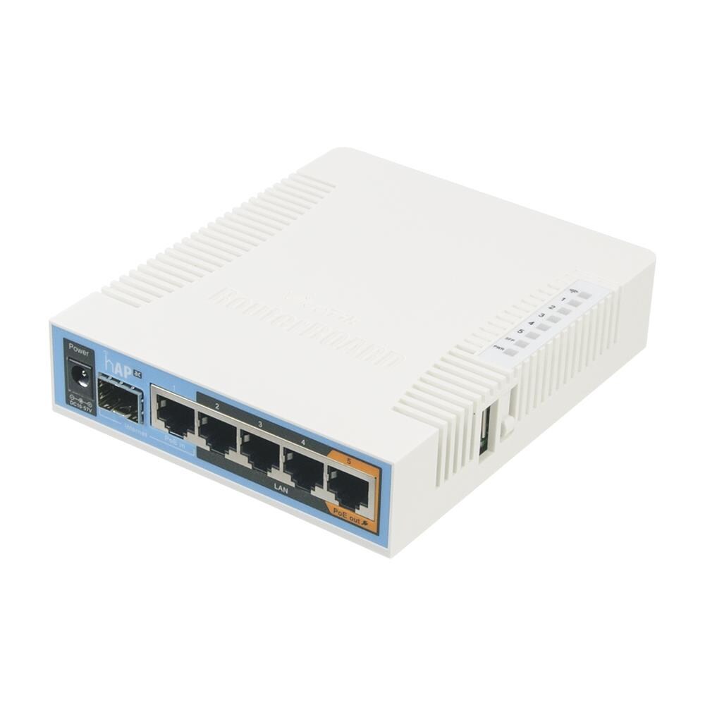 hAP ac, 10, 100, 1000 Mbit / s, -20 - 60%, IEEE 802.11a, IEEE 802.11ac, IEEE 802.11b, IEEE 802.11g, IEEE 802.11n, USB Type-A, Bianco - Foto 1