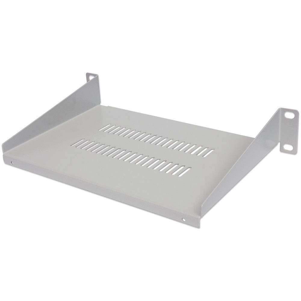 714983 Porta Accessori Mensola Per Scaffale (10in Cantilever Shelf 1u Vented - -150mm Shelf Depth Grey) - Foto 2