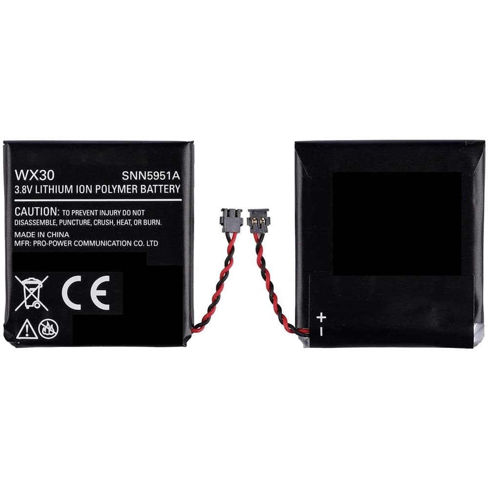 Batteria Compatibile Con Motorola Moto 360, Wx30 Smartwatch Orologio Bracciale Fitness (240mah, 3,7v, Li-po)  - Foto 2