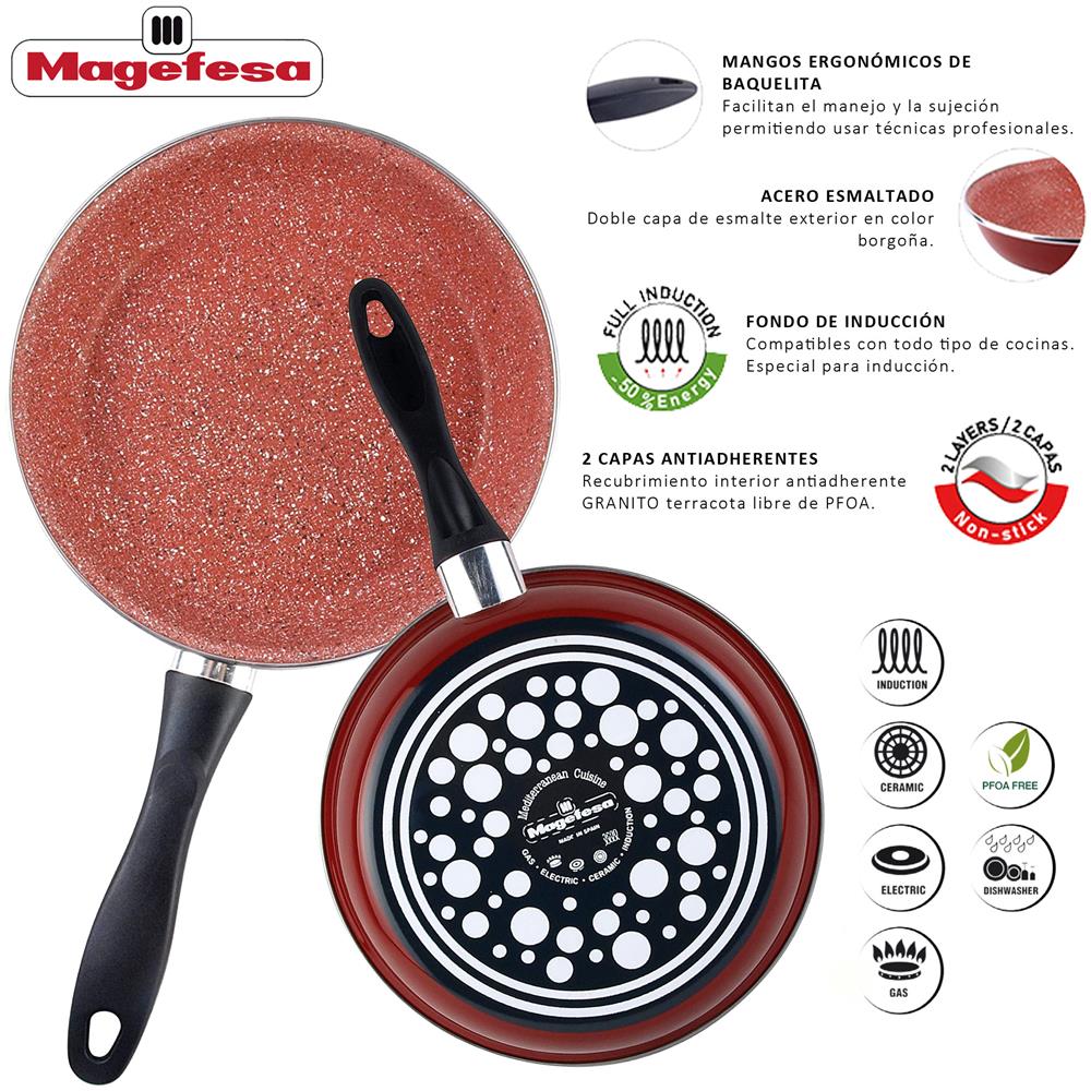 Padella Toscana Collection 28 In Acciaio Smaltato Vetrificato, Induzione E Lavabile In Lavastoviglie - Foto 8