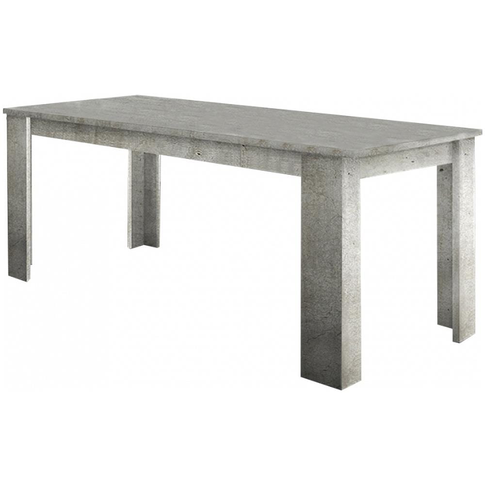 Tavolo Allungabile Natan, Consolle Allungabile Fino A 12 Posti, Consolle Estensibile 100% Made In Italy, Cm 160/210x90h75, Cemento - Foto 2