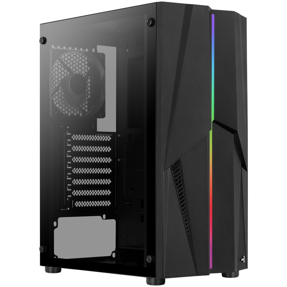 Case Mecha RGB Midi Tower Micro-ATX Mini-ITX Porte 2x USB 2.0 Colore Nero - Foto 1