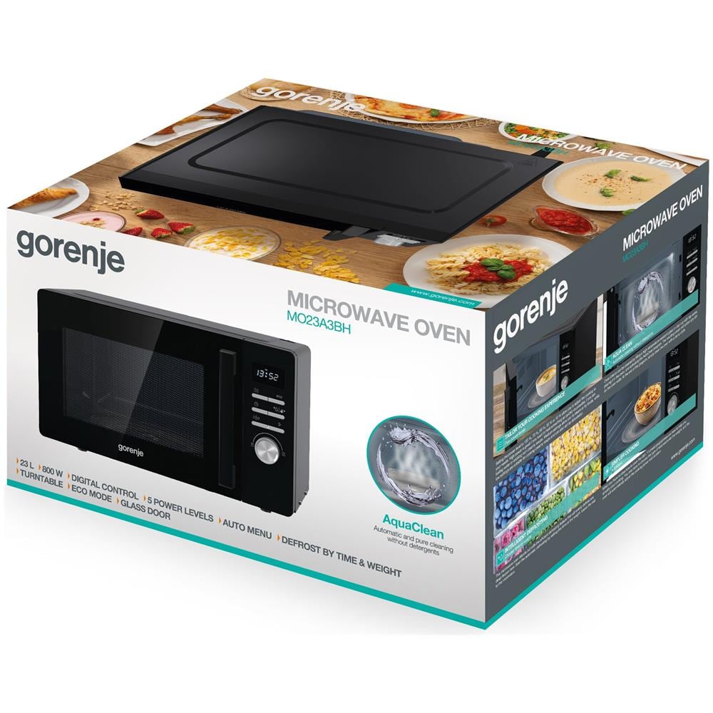 Forno Microonde da Incasso MO23A3BH solo Microonde Capacità 23 Litri Potenza 800 Watt Colore Nero - Foto 1
