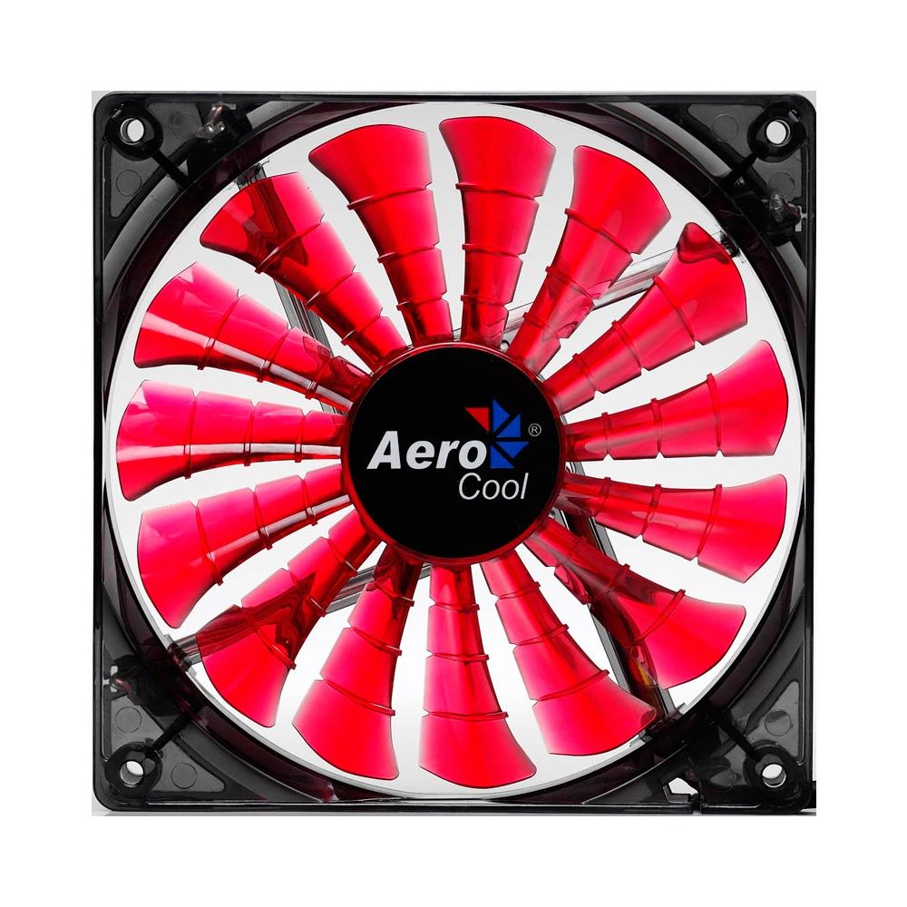 Shark Fan Devil Red Edition 14cm, Ventilatore, Computer case, 14 cm, Nero, Rosso, Trasparente, 0,15A, 7V - Foto 1