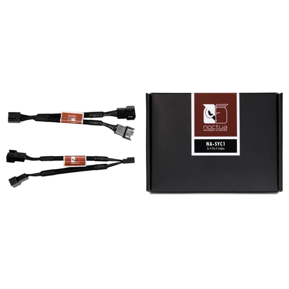na-syc1 kit composto a 2 cavi a y per connettere 2 ventole pwm ad un singolo connettore - Foto 1