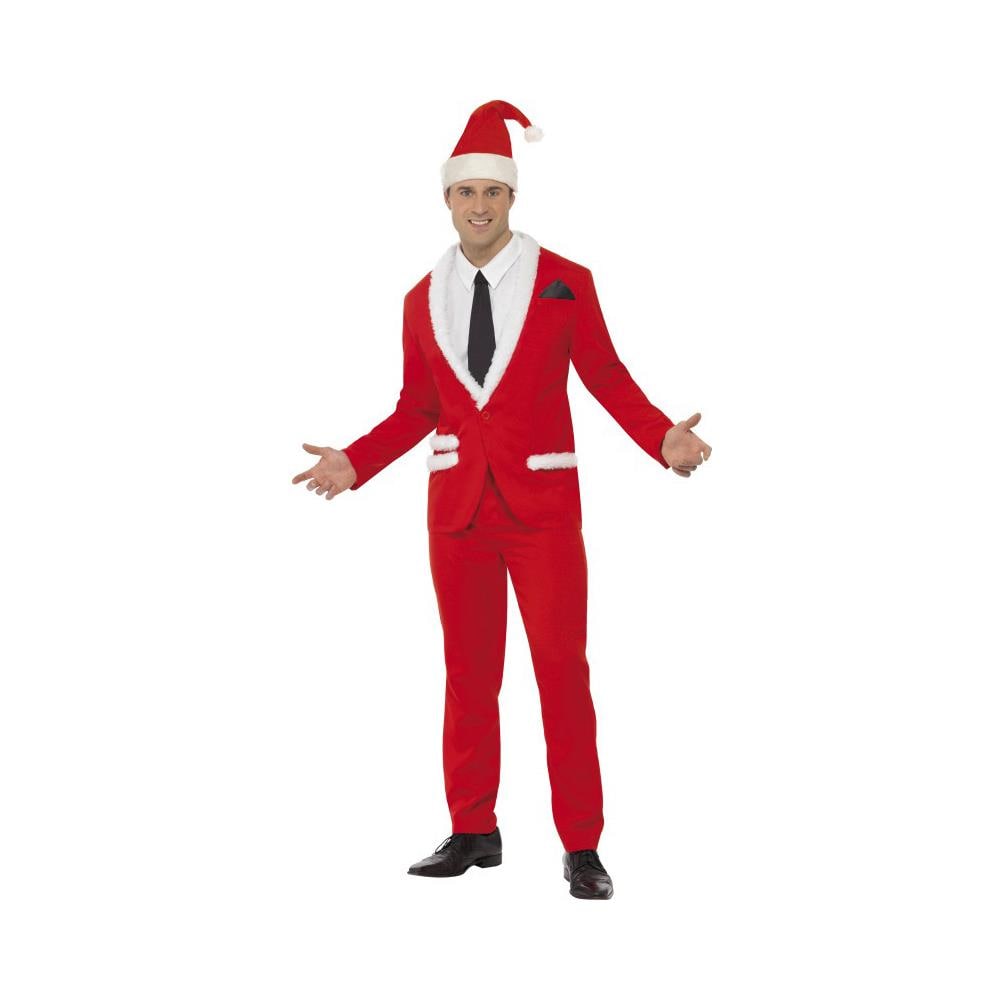 Costume Adulto Da Babbo Natale Elegante Medium - Foto 1
