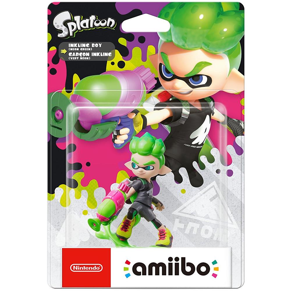 Amiibo Ragazzo Inkling Verde Neon, Splatoon Collection - Foto 1