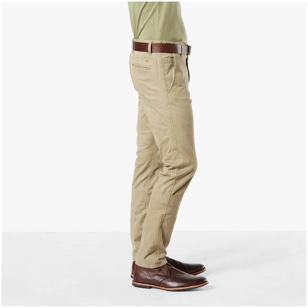 Pantaloni Alpha Khaki Skinny Tapered L34 Abbigliamento Uomo W31-l34 - Foto 3