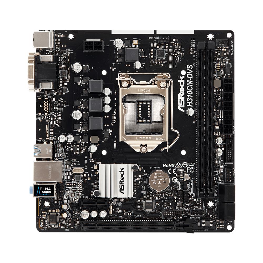 Scheda Madre H310CM-DVS Socket LGA 1151 Chipset Intel H310 ATX - Foto 5
