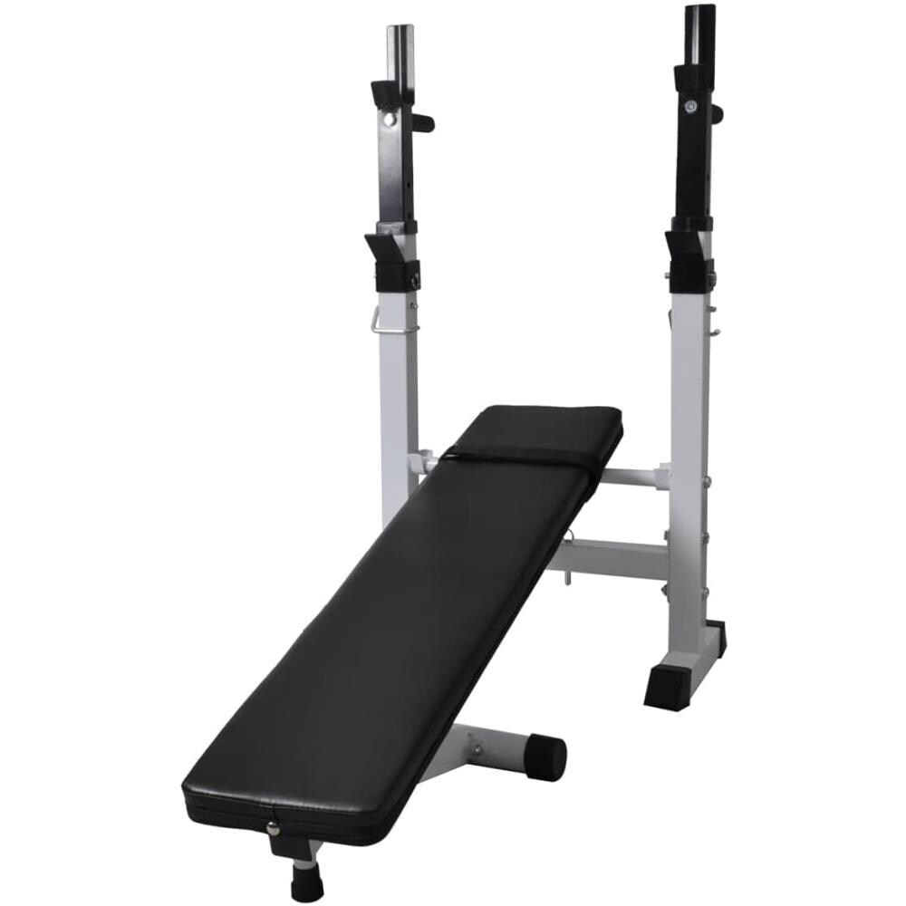 Panca Reclinabile Con Rack Bilanciere E Set Manubri 90 Kg - Foto 2