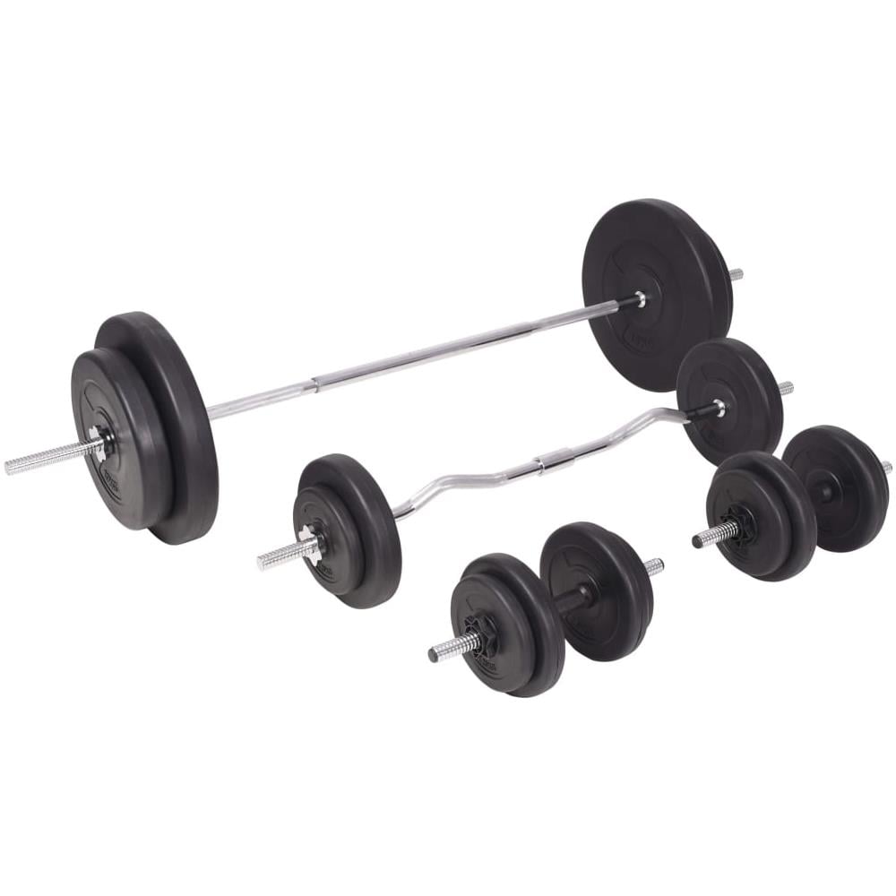 Panca Reclinabile Con Rack Bilanciere E Set Manubri 90 Kg - Foto 10