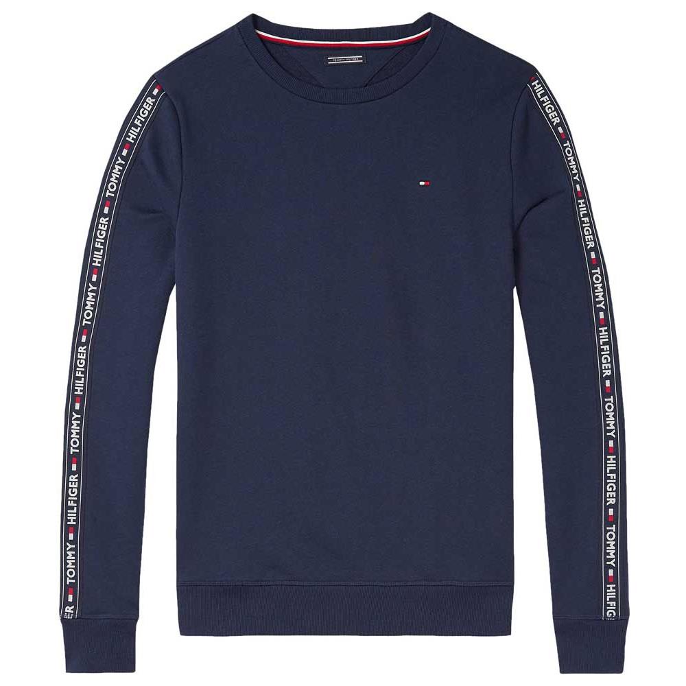 Felpe Tommy Hilfiger Logo Stripe Sweatshirt Abbigliamento Uomo S - Foto 1