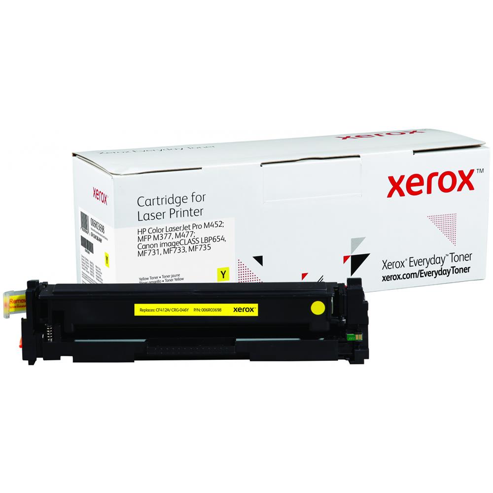 TONER COMPATIBILE - CF412A  Giallo per Color LaserJet Pro M 450 Capacità 2300 Pagine - Foto 1