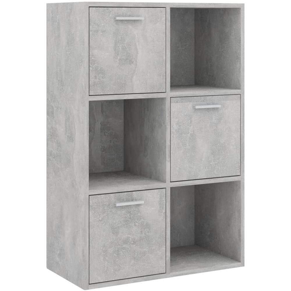 Armadietto Grigio Cemento 60x29,5x90 cm in Legno Multistrato - Foto 2