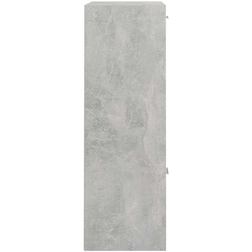 Armadietto Grigio Cemento 60x29,5x90 cm in Legno Multistrato - Foto 8