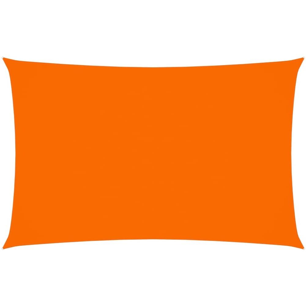 Parasole a Vela Oxford Rettangolare 4x7 m Arancione - Foto 1