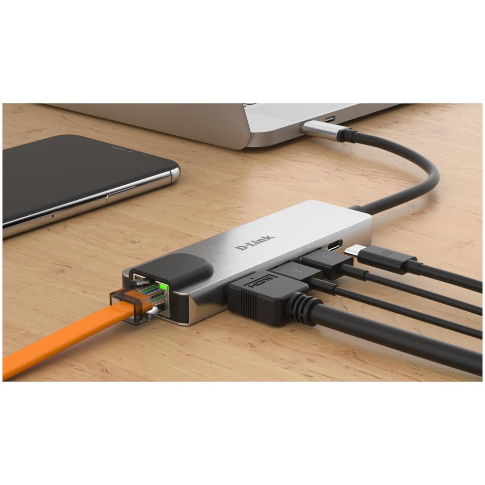 Replicatore di Porte e Docking Station per Notebook DUB-M520 Cablato 3x USB 3.2 / Thunderbolt 3 - Alluminio / Nero - Foto 3