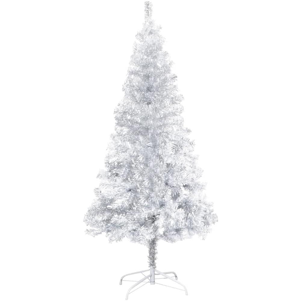 Albero Natale Artificiale con LED e Palline Argento 120cm PET - Foto 2