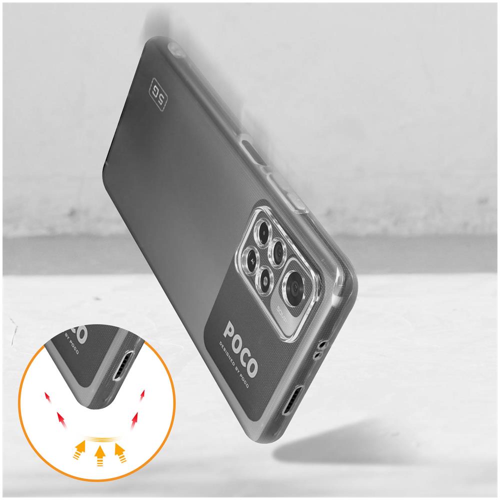 Cover Xiaomi Poco M4 Pro 5g, Redmi Note 11 E 11t 5g Silicone Trasparente - Foto 5
