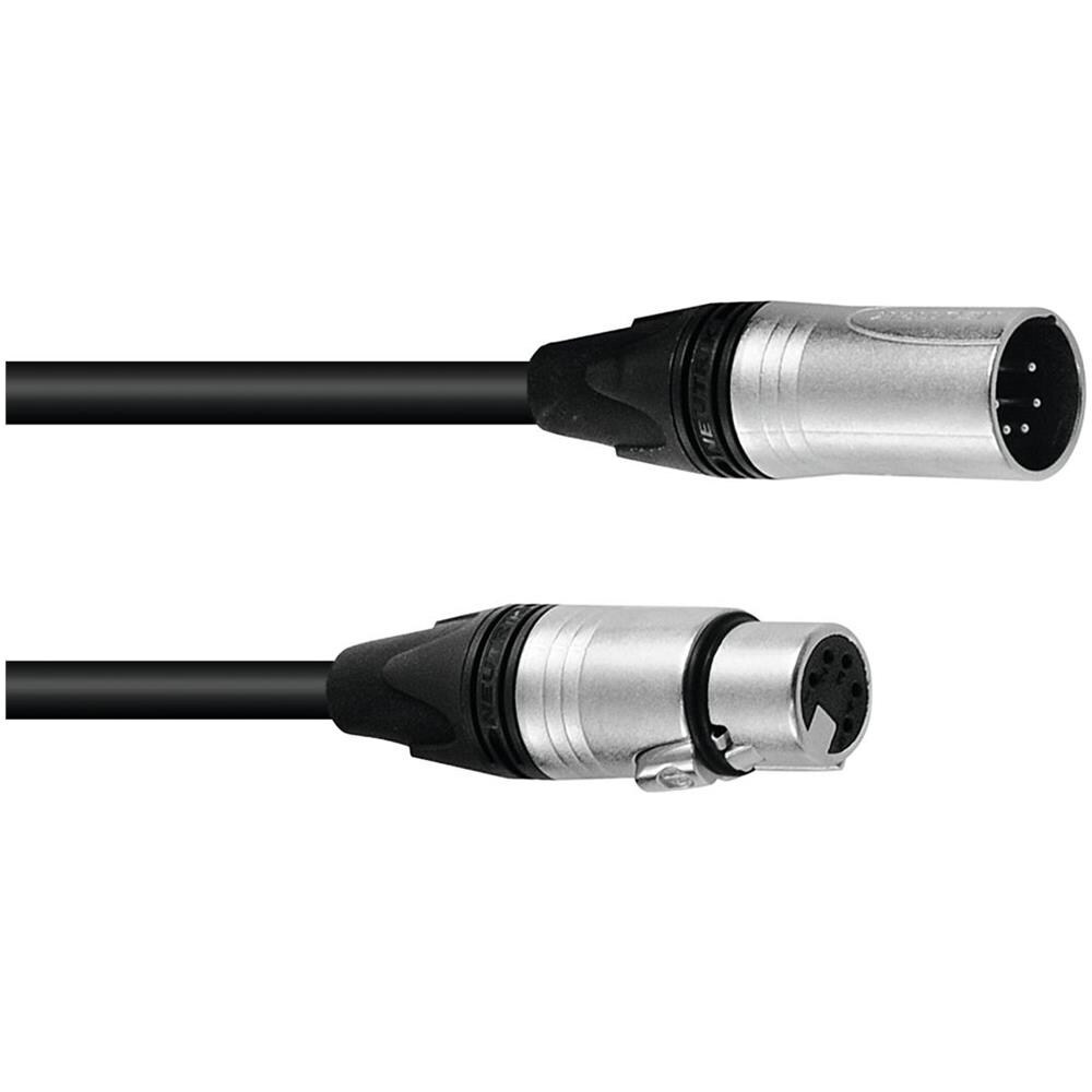 Dmx Cable Xlr 5pin 5m Bk Neutrik - Foto 1