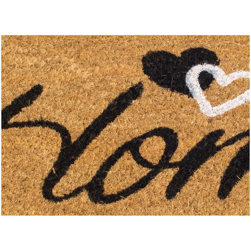 Zerbino Cocco Ingresso Casa Esterno Antiscivolo Fortuna Home Cuore Intreccio   - Foto 8