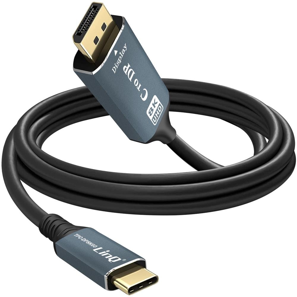 Cavo Video 8k Da Usb-c A Displayport Maschio Alta Risoluzione 1 Metro E 80 - Foto 1