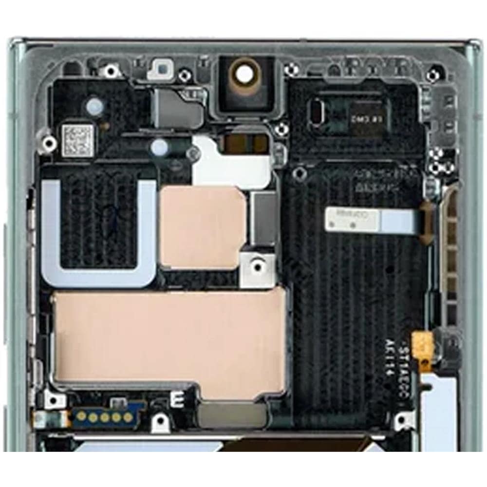 Blocco Completo Galaxy S23 Ultra Touchscreen Con Frame Originale Green - Foto 2