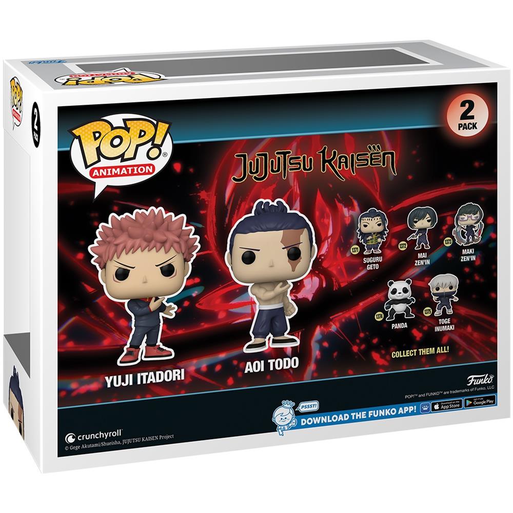 Animation Pop! Jujutsu Kaisen S2 Vinyl Figure 2-pack Itadori & Todo 9 Cm - Foto 2
