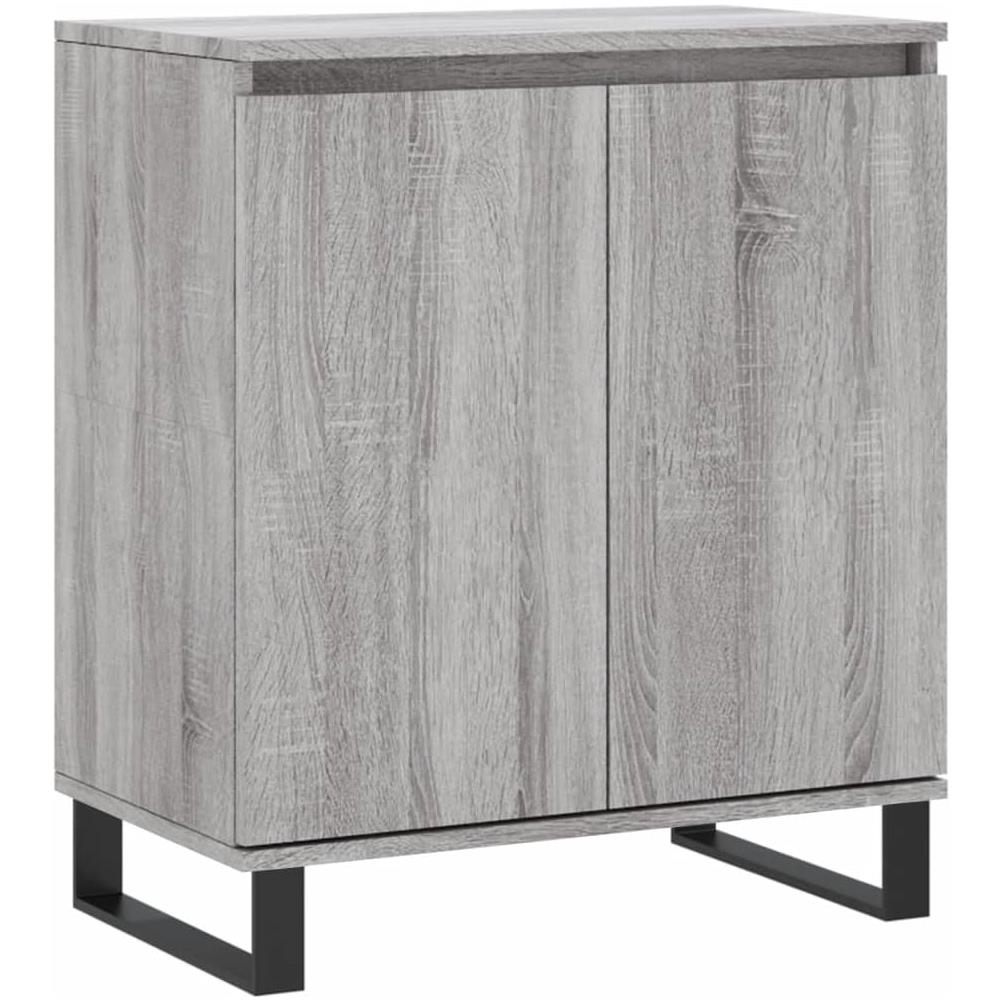 Credenza Grigio Sonoma 60x35x70 Cm In Legno Multistrato - Foto 2