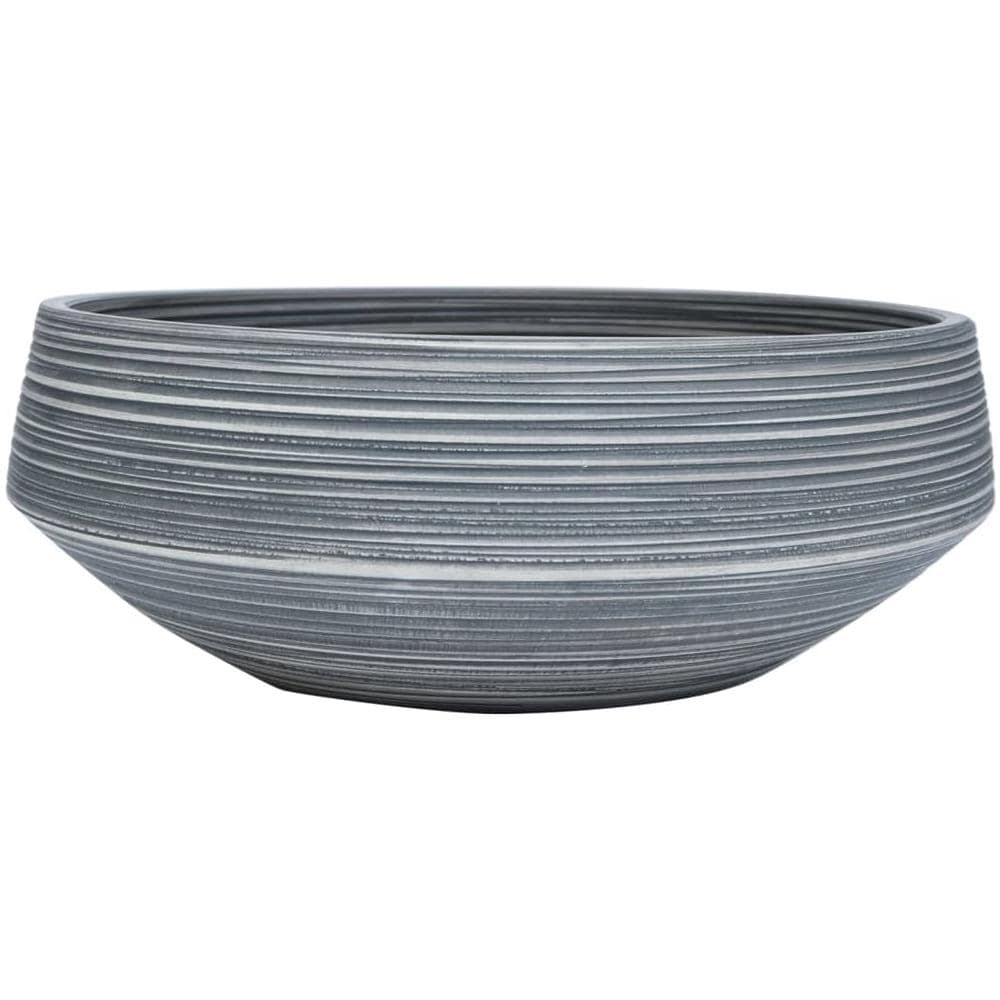 Lavabo Da Appoggio Grigio Rotondo F41x14 Cm Ceramica - Foto 2