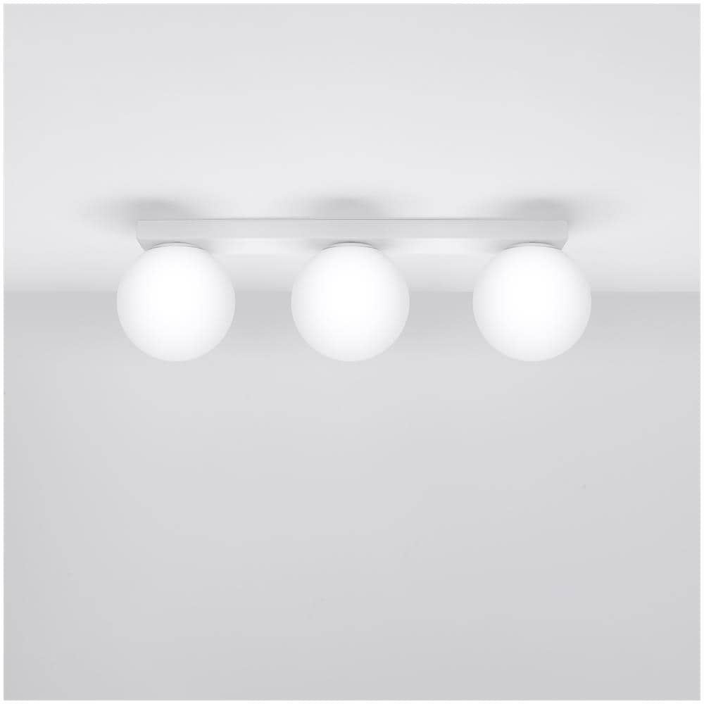 Lampada Da Soffitto Yoli 3 Bianco Sl. 1148 - Moderno Lampade Da Soffitto Bianco 14.5x50x12 Cm - Foto 2
