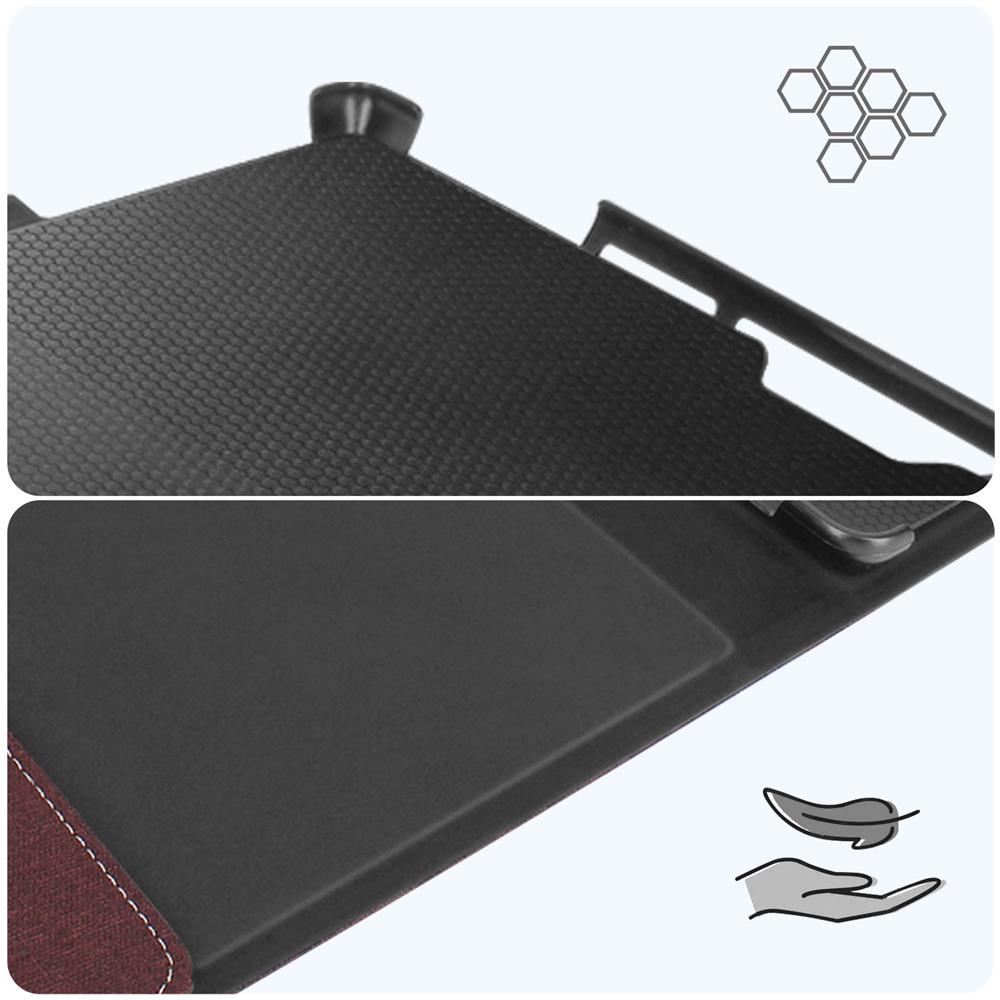 Custodia Per Microsoft Surface Pro 9 E Pro 11 Funzione Supporto Serie Safestand Bordeaux - Foto 5